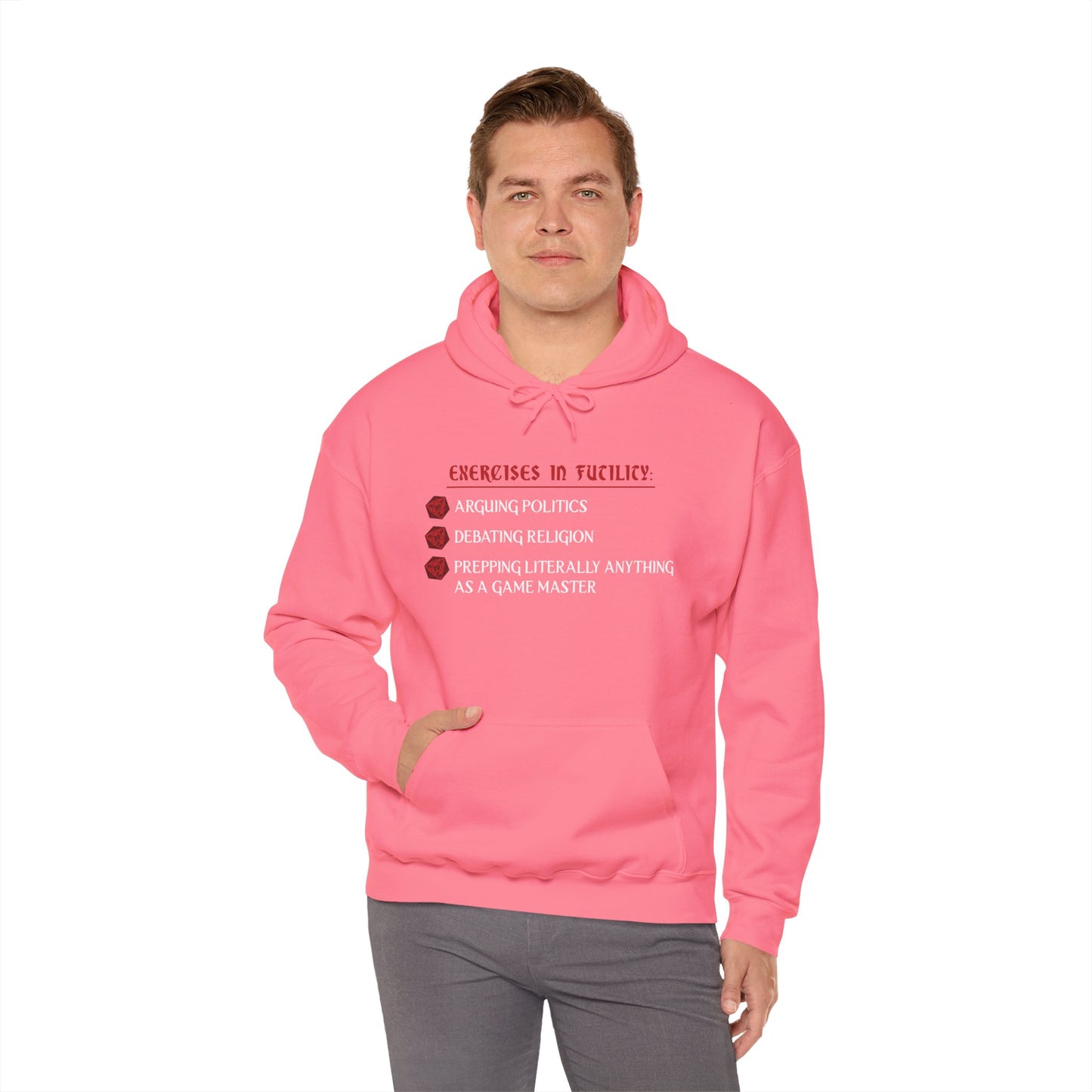Exercises in Futility - Heavy Blend™ Hooded Sweatshirt for Men and Women
