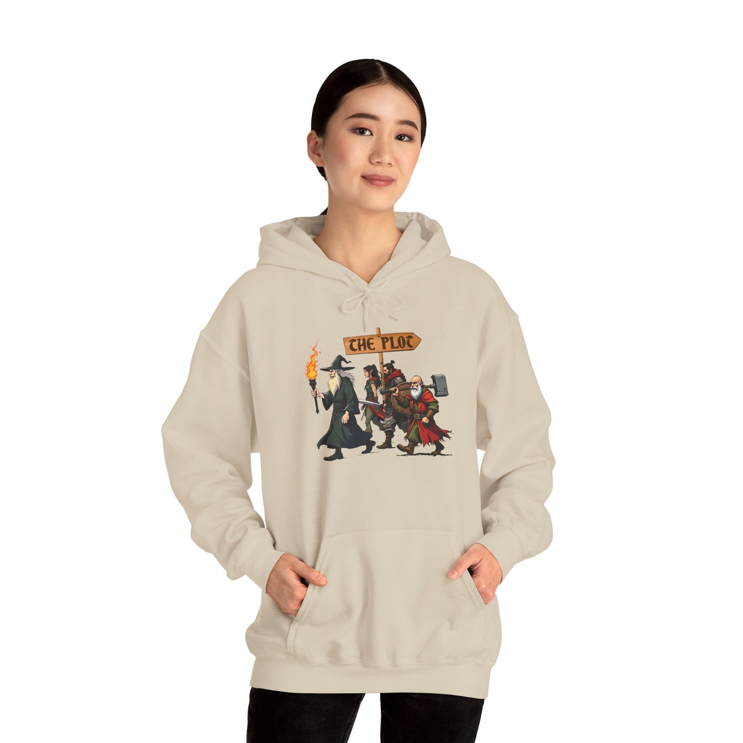 Missing the Plot - Heavy Blend™ Hooded Sweatshirt for Men and Women