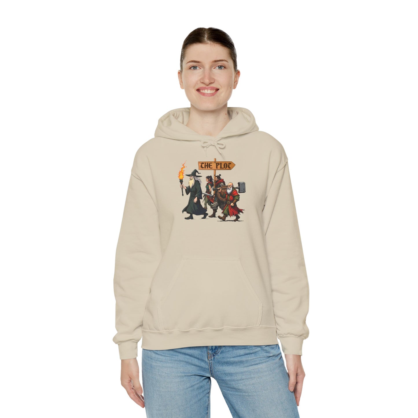 Missing the Plot - Heavy Blend™ Hooded Sweatshirt for Men and Women