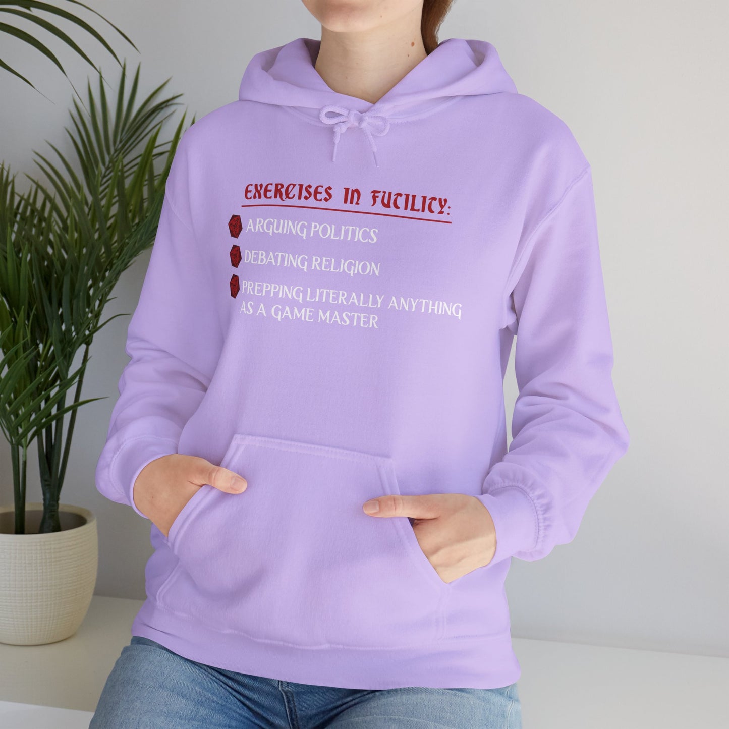 Exercises in Futility - Heavy Blend™ Hooded Sweatshirt for Men and Women