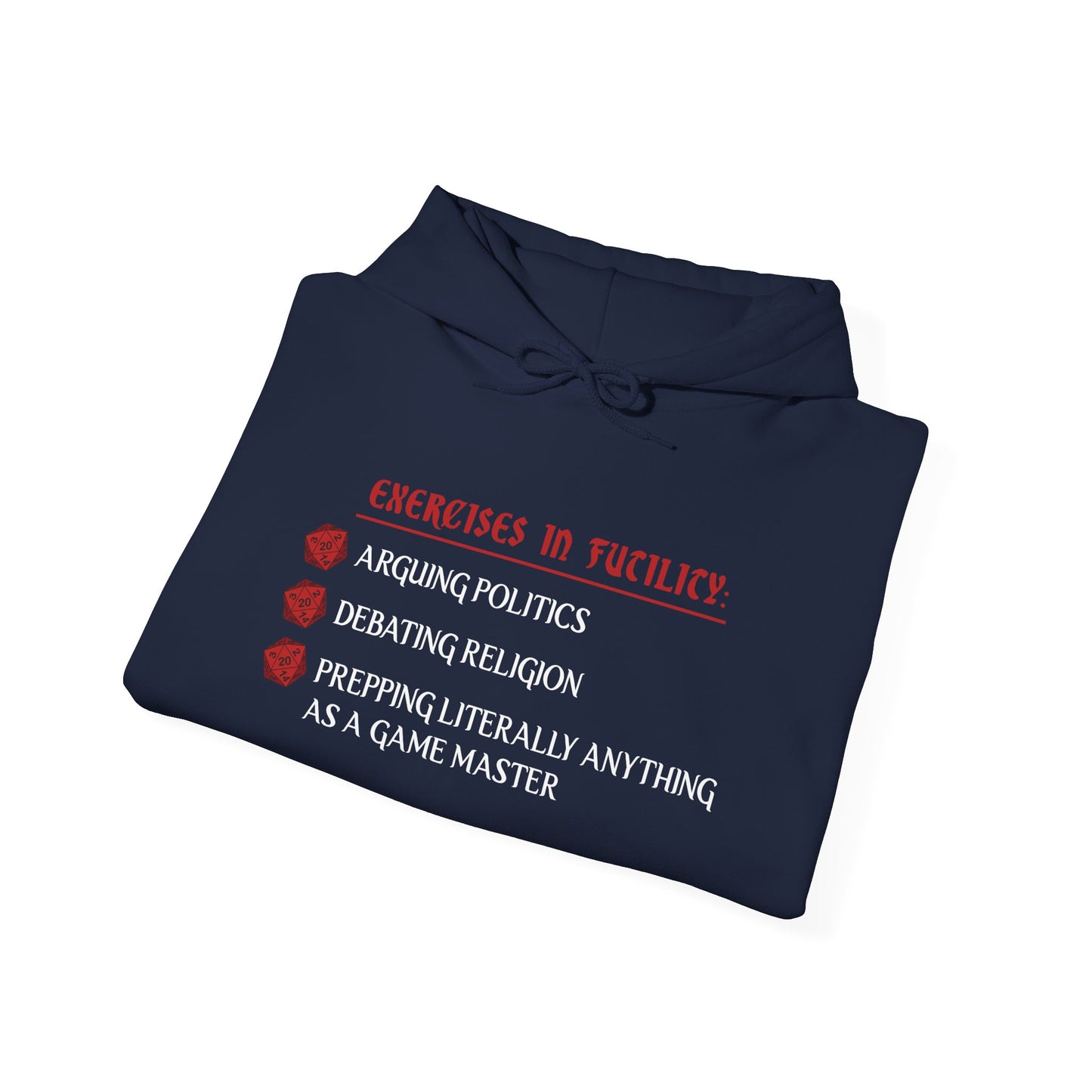 Exercises in Futility - Heavy Blend™ Hooded Sweatshirt for Men and Women