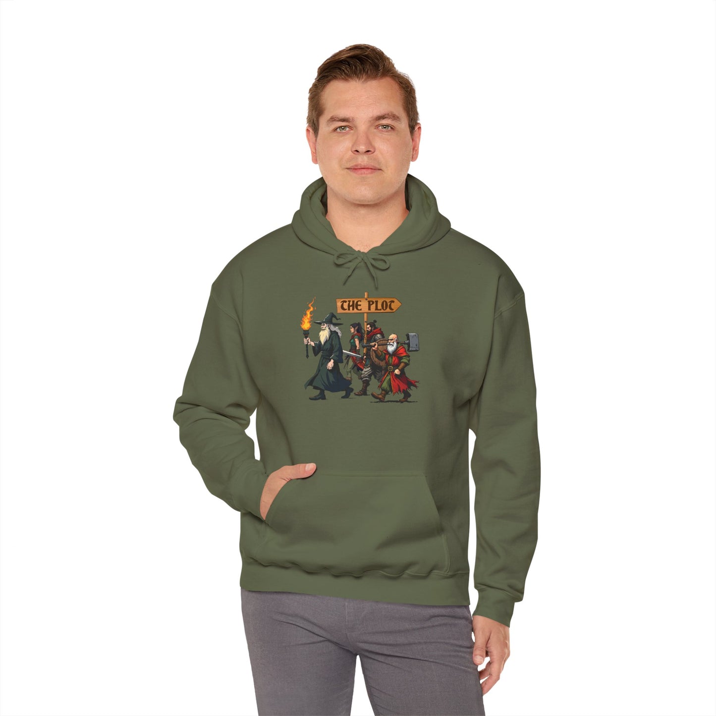 Missing the Plot - Heavy Blend™ Hooded Sweatshirt for Men and Women