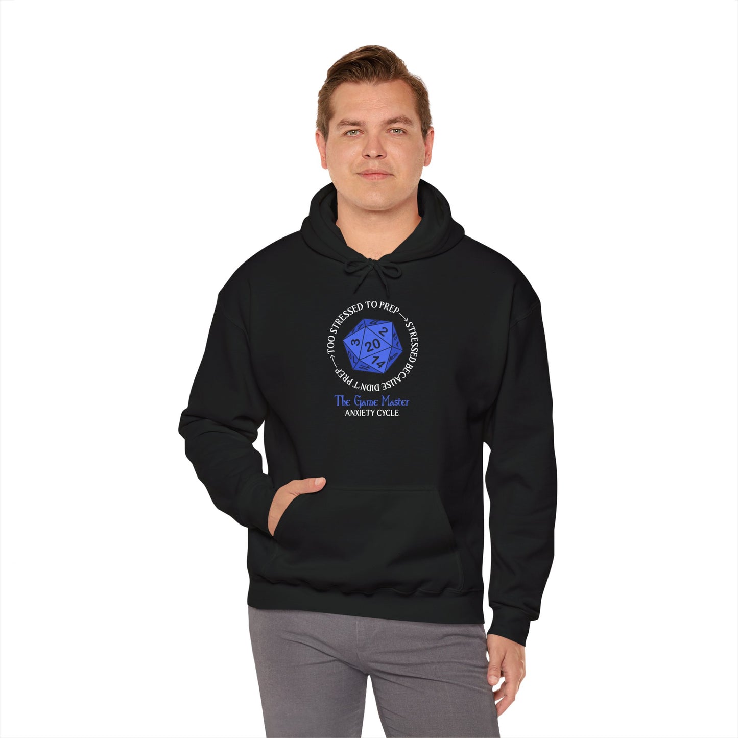 The GM Anxiety Cycle - Heavy Blend™ Hooded Sweatshirt for Men and Women