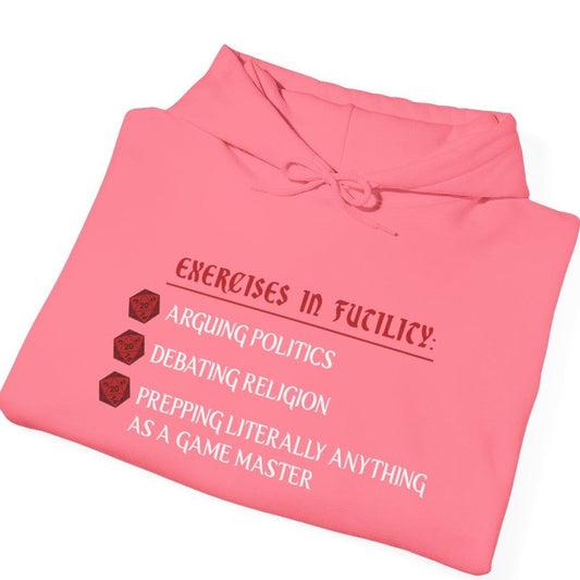 Exercises in Futility - Heavy Blend™ Hooded Sweatshirt for Men and Women Printify